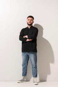 C-14 CLASSIC - Siyah Düğmeli Şef Ceketi 
