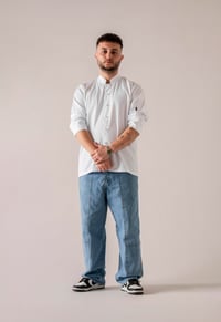 C-20 SOFT - Beyaz Düğmeli Şef Ceketi 