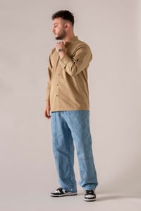 C-20 SOFT - Camel Rengi Düğmeli Şef Ceketi