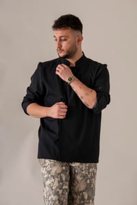 C-21 PREMIUM - Siyah Şef Ceketi 