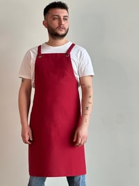 K-144 COLOUR -  Bordo Renk Önlük 
