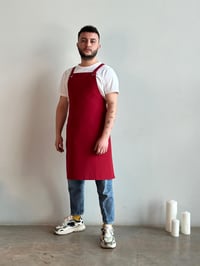 K-144 COLOUR -  Bordo Renk Önlük 