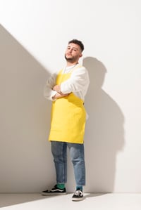 K-155 HOLLY - Çapraz Askılı Sarı Önlük 