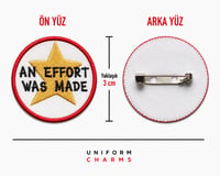Uniform Charms™ An Effort Was Made (Yıldız) Broş Charm