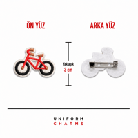 Uniform Charms™ Bisiklet Broş Charm