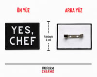 Uniform Charms™ Yes, Chef Broş Charm