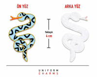 Uniform Charms™ Yılan (Snake) Broş Charm