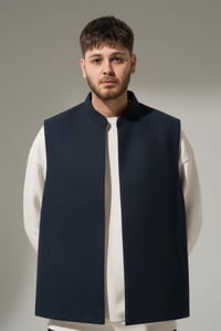 YL-01 – Erkek Lacivert Servis Yeleği