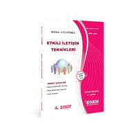 AÖF 4. SINIF ETKİLİ İLETİŞİM TEKNİKLERİ BAHAR DÖNEMİ 8. YARIYIL KONU ANLATIMLI SORU BANKASI