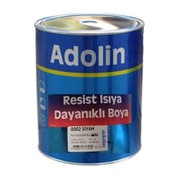 Adolin Resist Isıya Dayanıklı Boya Siyah 2,5 Kg 600 C°