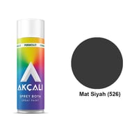 Akçalı 400 ml Parlak Ve Mat Siyah Sprey Boya