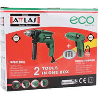 Attlas Eco set 2'li 2B Li Matkap + 3.6 V Lion Vidalama Ekonomik Set