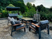 Best Garden Okyanus 2 Model Alüminyum Bahçe Koltuk Takım 3+1+1+ Masa