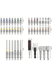 Bosch Vidalama Ucu Seti 43 Parça 2607 017 164 Profesyonel Set