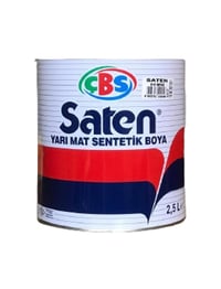 ÇBS Saten Yarı Mat Sentetik Boya 2,5 Lt