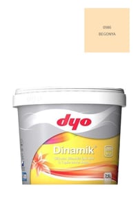 Dyo Dinamik İpek Mat İç Cephe Boyası Begonya 2.5 Lt 
