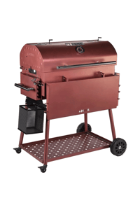 IGRILL Tekerlekli Kapaklı Kömürlü Mangal Isıya Dayanıklı Büyük Paslanmaz 1. Sınıf Barbekü Seti