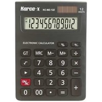 Karce-X KC-MZ-12Z Elektronik Hesap Makinesi Siyah 1 Adet