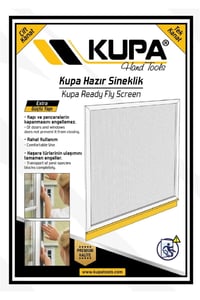 Kupa Hazır Sineklik Yapışkanlı (Pencere) 75X125