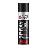 MxS XL Pro Mat Siyah Akrilik Sprey Boya 500 Ml