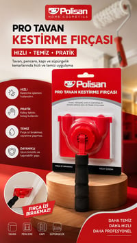 Polisan Pro Tavan Kestirme Fırçası