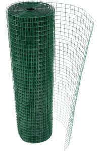 Pvc Kaplı Puntalı Tel Bahçe Teli Çit  Ölçü 12 X 12  25 Metre Top