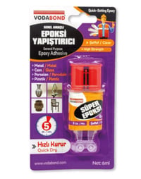 Vodabond Şırınga Epoksi Epoxy 6 Gr