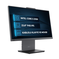  All-in-One Bilgisayar LENOVO 12SC004GTR 015 Distribütör  Lenovo ThinkCentre Neo 50a 24 Gen 5 Intel Core 5 210H 64GB 4TB SSD 23.8