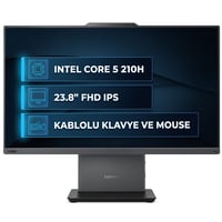  All-in-One Bilgisayar LENOVO 12SC004GTR 014 Distribütör  Lenovo ThinkCentre Neo 50a 24 Gen 5 Intel Core 5 210H 64GB 2TB SSD 23.8