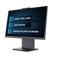  All-in-One Bilgisayar LENOVO 12SC004GTR 015 Distribütör  Lenovo ThinkCentre Neo 50a 24 Gen 5 Intel Core 5 210H 64GB 4TB SSD 23.8