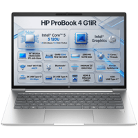  Dizüstü Bilgisayar HP B9ZL0ET 008 Distribütör  HP ProBook 4 G1iR Intel Core 5 120U 32GB 512GB SSD 14