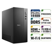  Masaüstü Bilgisayar DELL ECT1250_RPLSR004_U 013 Distribütör  Dell Tower ECT1250 Intel Core i5-14400 32GB 1TB SSD 4 GB GT730 Freedos Masaüstü Bilgisayar ECT1250_RPLSR004_U 013