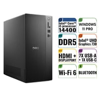  Masaüstü Bilgisayar DELL ECT1250_RPLSR004_U 014 Distribütör  Dell Tower ECT1250 Intel Core i5-14400 8GB 512GB SSD Windows 11 Pro Masaüstü Bilgisayar ECT1250_RPLSR004_U 014
