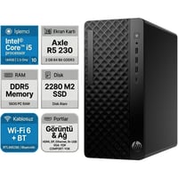  Masaüstü Bilgisayar HP B70VQAT 020 Distribütör  HP ProDesk 2 G1i Intel Core i5-14400 32GB 512GB SSD 2 GB R5 230 Freedos Masaüstü Bilgisayar B70VQAT 020
