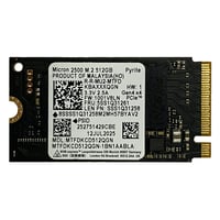  SSD Disk Micron MİCRON 2500 Distribütör  Micron 2500 MTFDKCD512QGN 512GB 4200/2000MB/S GEN4X4 M.2 22X42 SSD (KUTUSUZ)