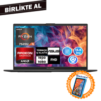 Asus Vivobook Go 15 Ryzen 5 7520U 16GB 512GB SSD 15.6
