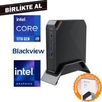 Blackview MP200 i9-11900H 32GB 1TB SSD Windows 11 Pro Mini PC + MS Office MP200161I9 027 Mini Masaüstü Bilgisayar Blackview MP200161I9 027 Distribütör  Blackview MP200 i9-11900H 32GB 1TB SSD Windows 11 Pro Mini PC + MS Office MP200161I9 027