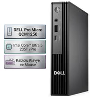 Dell Pro Micro QCM1250 Intel Core Ultra 5 235T 64GB 2TB SSD Freedos Mini Masaüstü Bilgisayar BTO106_QCM1250_U 005 - Victory Bilgisayar Mini Masaüstü Bilgisayar DELL BTO106_QCM1250_U 005 Distribütör  Dell Pro Micro QCM1250 Intel Core Ultra 5 235T 64GB 2TB SSD Freedos Mini Masaüstü Bilgisayar BTO106_QCM1250_U 005