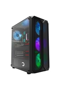 GamePower Aura 4*120mm Siyah Fan A-RGB Şerit Led Gaming ATX Kasa Bilgisayar Kasası GAMEPOWER AURA Distribütör  GamePower Aura 4*120mm Siyah Fan A-RGB Şerit Led Gaming ATX Kasa