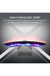 GamePower Intense X10 23.6″ 1ms 165Hz Fhd 1500R Va Curved RGB Gaming Monitör (Sıfır Ölü Piksel Garantili) Monitör & Ekran GAMEPOWER INTENSE X10 Distribütör  GamePower Intense X10 23.6″ 1ms 165Hz Fhd 1500R Va Curved RGB Gaming Monitör (Sıfır Ölü Piksel Garantili)