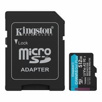 Kingston Canvas Go Plus Class 10 UHS-I U3 A2 V30 512 GB Micro SD Kart SDCG4/512G Hafıza Kartı KINGSTON SDCG4/512G Distribütör  Kingston Canvas Go Plus Class 10 UHS-I U3 A2 V30 512 GB Micro SD Kart SDCG4/512G