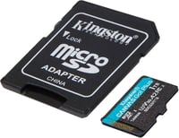 Kingston Canvas Go Plus Class10 UHS-I U3 A2 V30 1 TB Micro SD Kart SDCG3/1TB Hafıza Kartı KINGSTON SDCG3/1TB Distribütör  Kingston Canvas Go Plus Class10 UHS-I U3 A2 V30 1 TB Micro SD Kart SDCG3/1TB