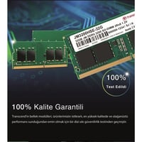 Transcend JM3200HSE-32G 32GB Ddr4 3200MHZ CL22 1.2V Notebook Ram Bellek (Ram) X markası JM3200HSE-32G X Tedarikçisi EXCEL|0760557848981 Transcend JM3200HSE-32G 32GB Ddr4 3200MHZ CL22 1.2V Notebook Ram