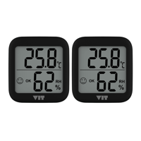 VIT 2'li İç Mekan Dijital Isı ve Nem Ölçer Siyah Termometre BVT17-01  THERMOMETER Termometre VIT BVT17-01 Distribütör  VIT 2'li İç Mekan Dijital Isı ve Nem Ölçer Siyah Termometre BVT17-01  THERMOMETER