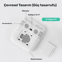 VIT 4'lü İç Mekan Dijital Isı ve Nem Ölçer Siyah-Beyaz Termometre KVT17-01 THERMOMETER Termometre VIT KVT17-01 Distribütör  VIT 4'lü İç Mekan Dijital Isı ve Nem Ölçer Siyah-Beyaz Termometre KVT17-01 THERMOMETER