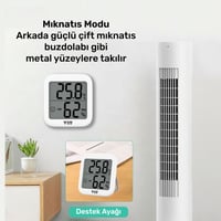 VIT İç Mekan Dijital Isı ve Nem Ölçer Beyaz Termometre WVT17 THERMOMETER Termometre VIT WVT17 Distribütör  VIT İç Mekan Dijital Isı ve Nem Ölçer Beyaz Termometre WVT17 THERMOMETER
