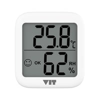 VIT İç Mekan Dijital Isı ve Nem Ölçer Beyaz Termometre WVT17 THERMOMETER Termometre VIT WVT17 Distribütör  VIT İç Mekan Dijital Isı ve Nem Ölçer Beyaz Termometre WVT17 THERMOMETER