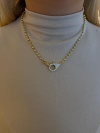 Marka Model Gold Clips Model Boncuk Zincir Kolye