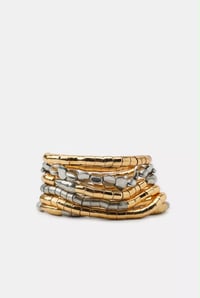 Marka Model Gold Silver Altılı Bileklik