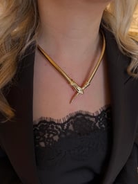 Marka Model Yılan Model Gold Kolye
